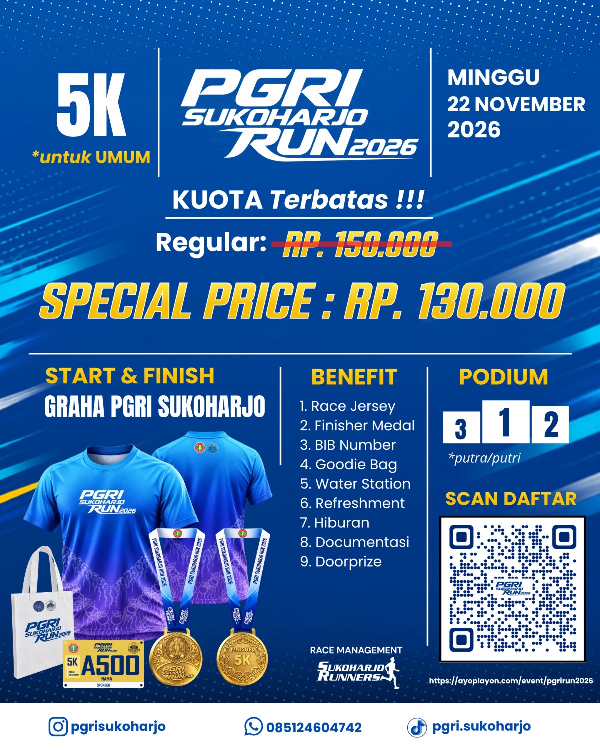 PGRI SUKOHARJO RUN 2026